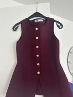 ZARA Kleid ärmellos Weinrot Bayern - Ingolstadt Vorschau