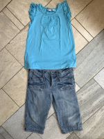 Set Top/T-Shirt + Jeans Capri Gr. 128/134 Thüringen - Utzberg Vorschau