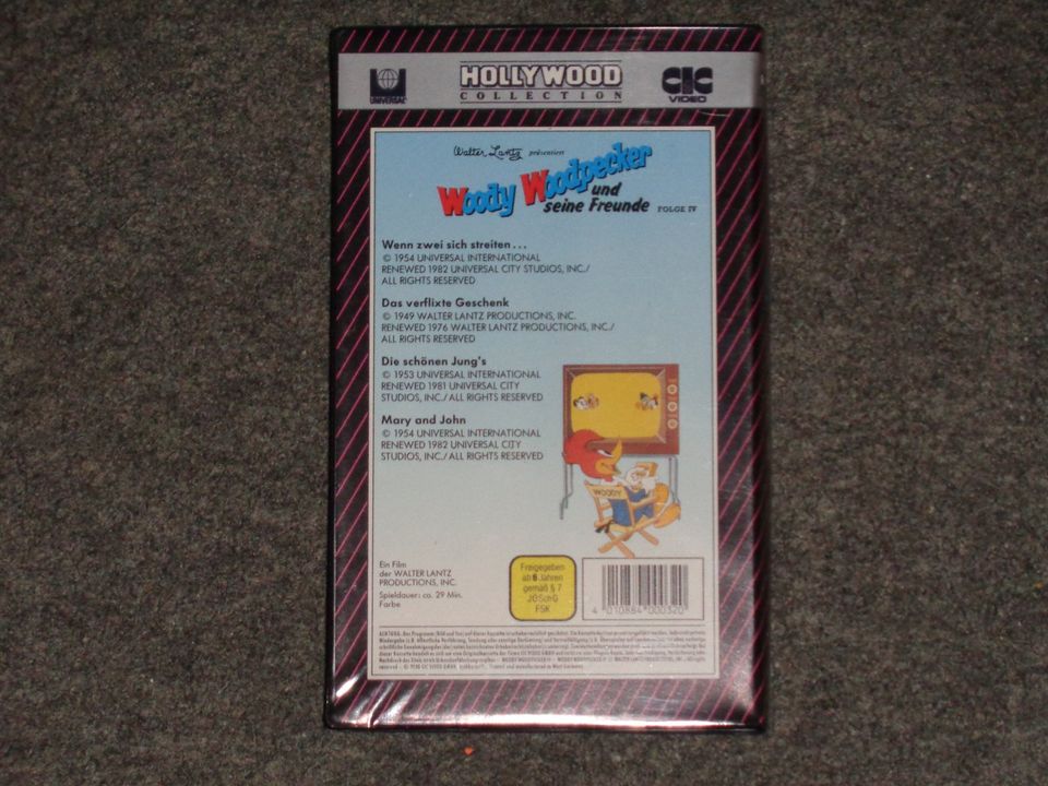 VHS Kassette Woody Woodpecker IV - FP 1,50€ in Saarbrücken