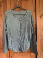 Leichte Sommer Sweatjacke Grau Gr. L aus Italien Glitzer Bayern - Zorneding Vorschau