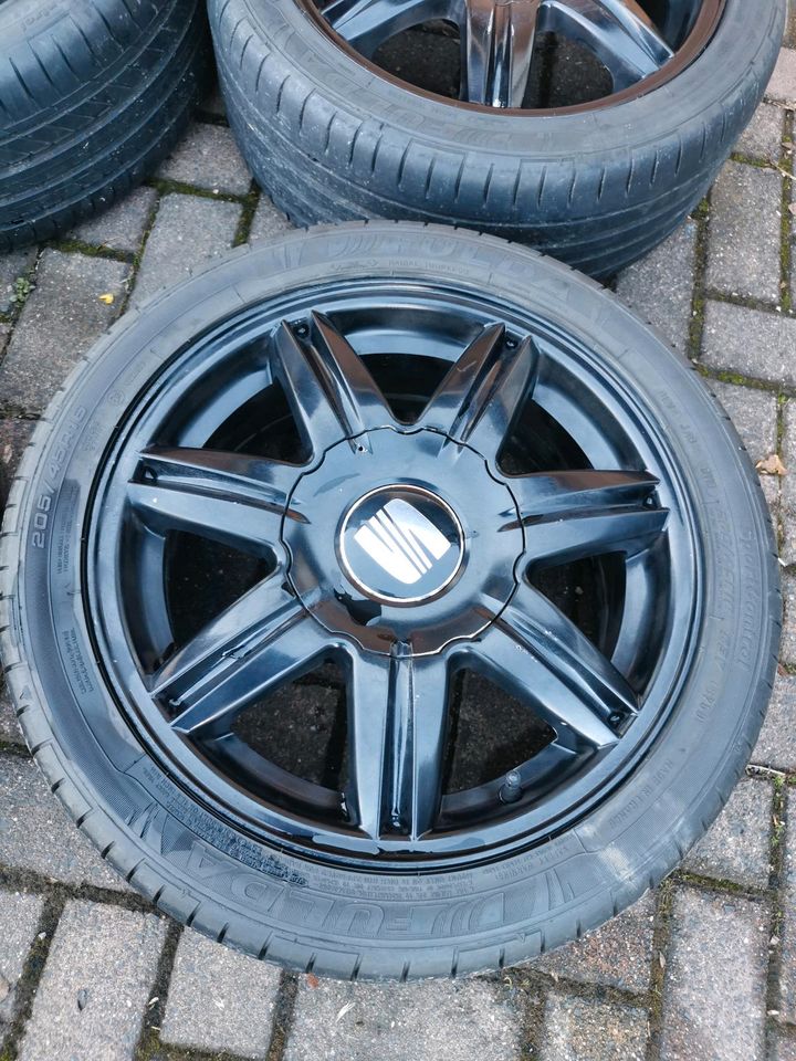 Sommerräder Alufelgen Seat Leon 6,5x16 5x112 in Billigheim