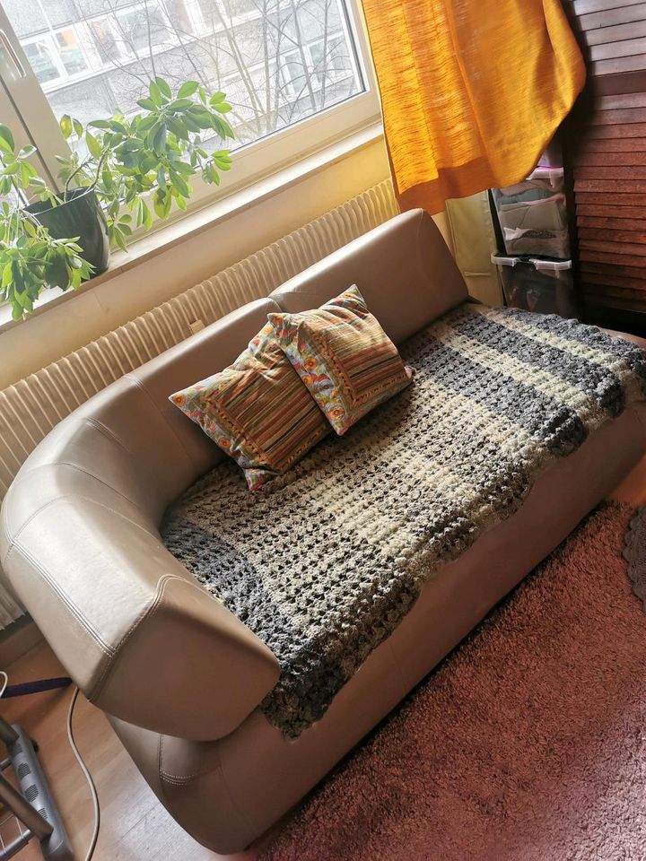 Echt Leder Designer Sofa Couch abzugeben in Oberhausen