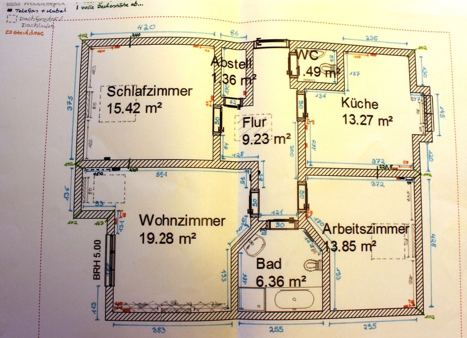 Dachgeschosswohnung mit Terrasse und Einbauküche Kohlscheid in Herzogenrath