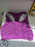 Sport Bustier BH bra s m Leo lila Duisburg - Duisburg-Mitte Vorschau