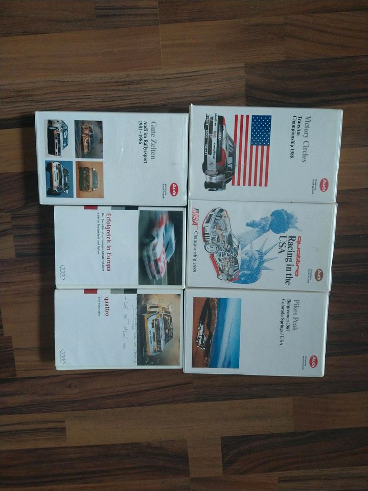 Audi Original VHS-Video Sammlung in Lehrte