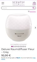 Scentsy Fleur Gray Diffuser Deluxe Nordrhein-Westfalen - Hünxe Vorschau