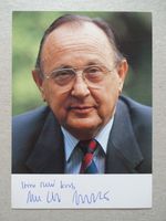 Hans-Dietrich Genscher, orig. Autogramm, Postkarte, ca. 1992 Hessen - Darmstadt Vorschau