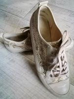 Damenschuhe SEMLER Leder beige-Animalprint Gr. 38 Hessen - Viernheim Vorschau