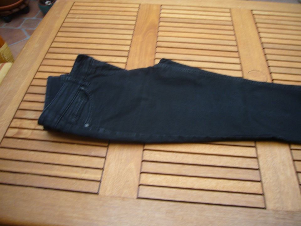 Damen Jeans Hose Gerry Weber, Gr. 42 R, schwarz, skinny edition in Sommerach