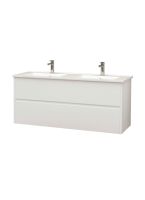 Badezimmer Unterschrank 120 cm Weiß glänzend + Waschbecken Nordrhein-Westfalen - Lüdenscheid Vorschau