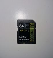 Lexar SDXC Card 64GB Professional 2000x UHS-II V90 U3 Essen - Essen-Borbeck Vorschau