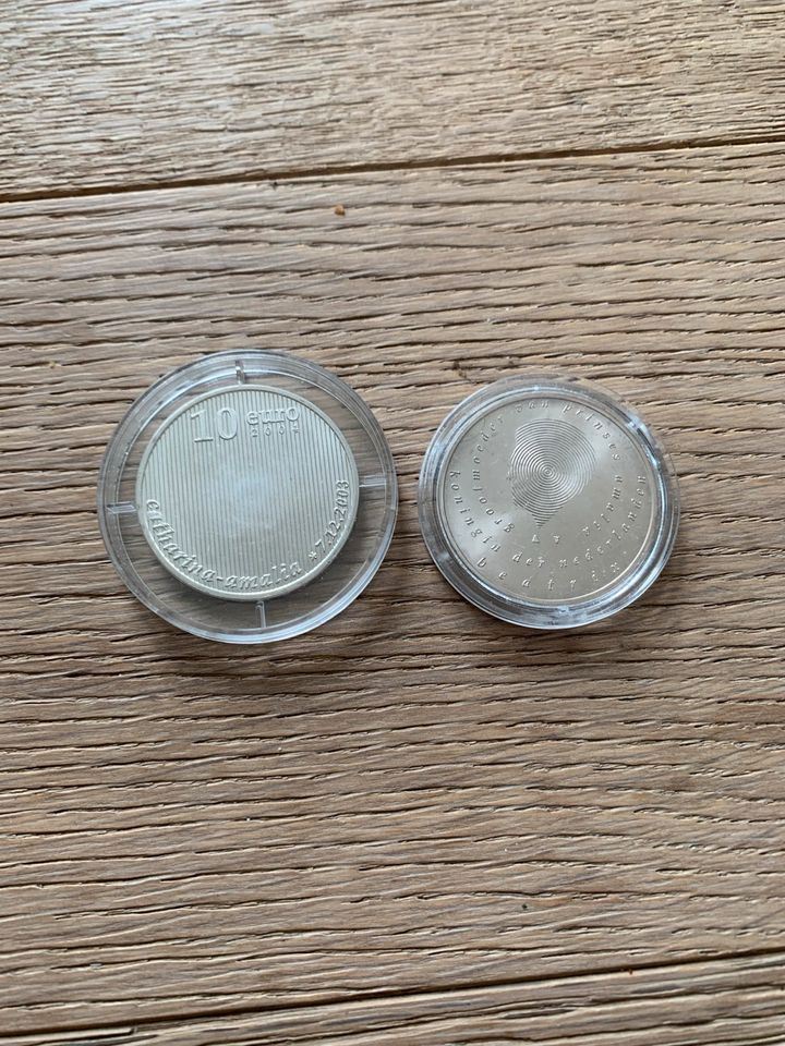 2 Silbermünzen 10 Euro Niederlande Hologramm in Hamburg