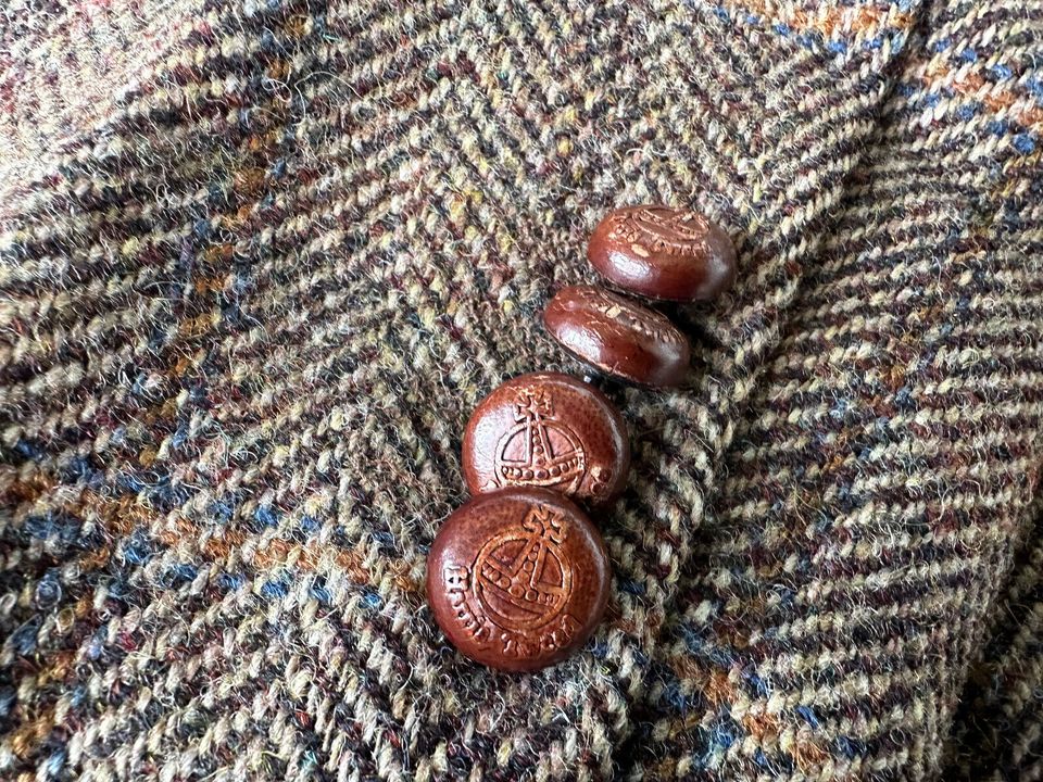 HARRIS TWEED SAKKO  ORIGINAL PREMIUM HANDGEWEBT WOLLE VINTAGE gr in Düsseldorf