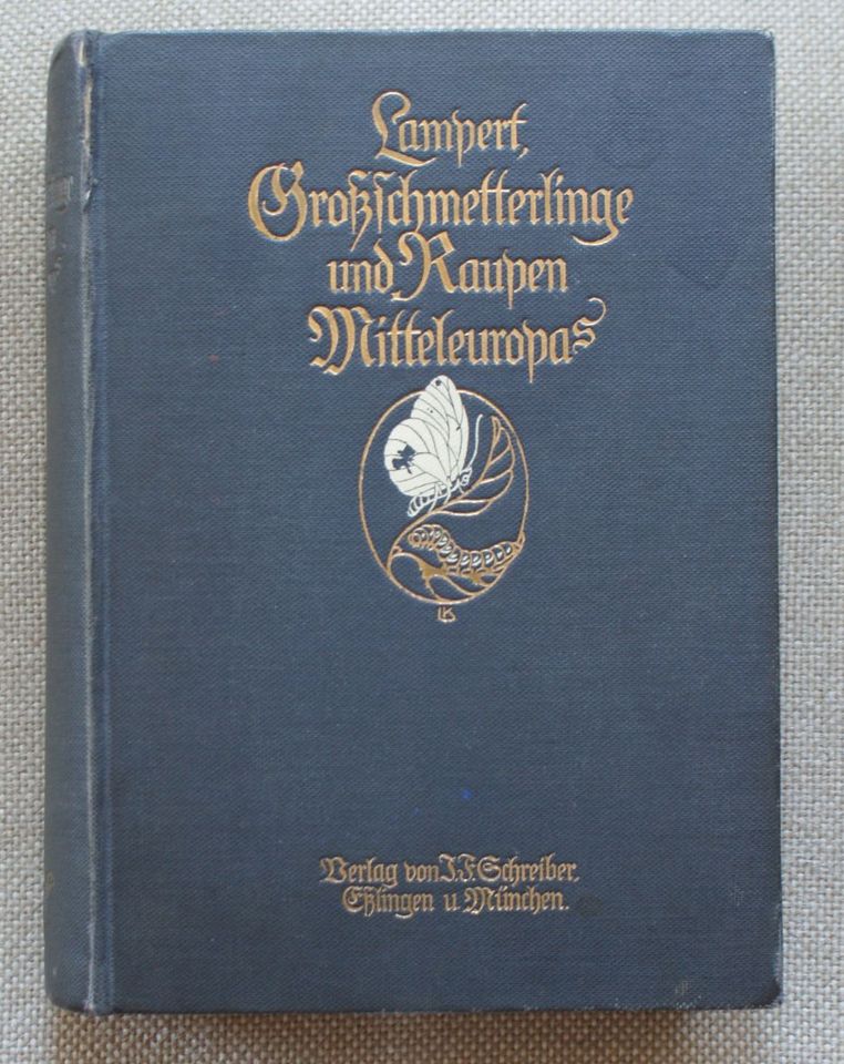 K. Lampert "Großschmetterlinge und Raupen Mitteleuropas" 1907 in Langenberg