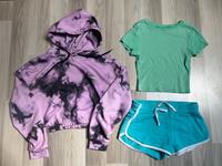 New Yorker Kleidungspaket Gr XXS Hoodie Shirt Shorts Baden-Württemberg - Neuenstein Vorschau