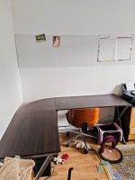 Eckschreibtisch mit Holzplatte und Tastatureinschub München - Laim Vorschau