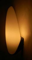 Vintage Space Age  Glas Ellipse Oval  Wandlampe Milchglas Guss Wiesbaden - Mainz-Kastel Vorschau