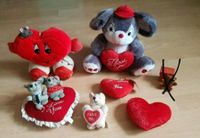 6 x Teddy Bär Sammlung Stofftiere I Love You Herz Nordrhein-Westfalen - Velen Vorschau