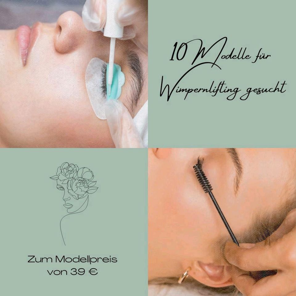 Modelle für Beautyanwendungen WIMPERnlifting gesucht in Ebelsbach