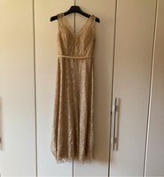 Kleid M 38 Abendkleid Brautkleid Gold Glitzer Bayern - Westendorf b Kaufbeuren Vorschau