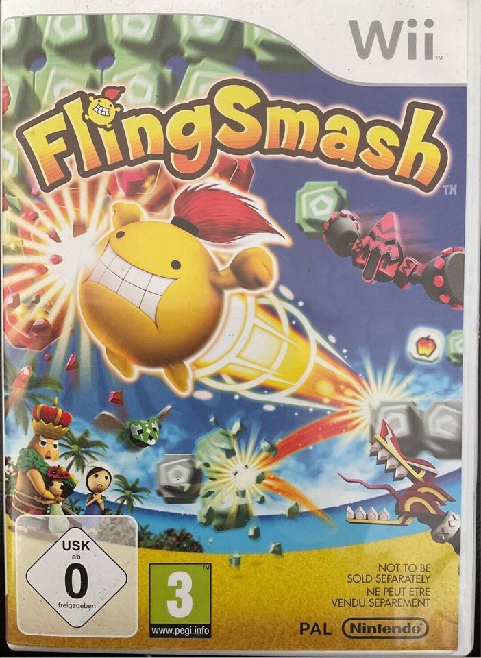 Wii Spiel FlingSmash in Nübbel