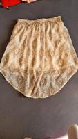 Hübscher Rock XS/S in beige mit Muster Hessen - Bad Nauheim Vorschau