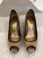 Plateau Wedges von GUESS, Gr. 36, beige/braun, Leder Wandsbek - Hamburg Farmsen-Berne Vorschau