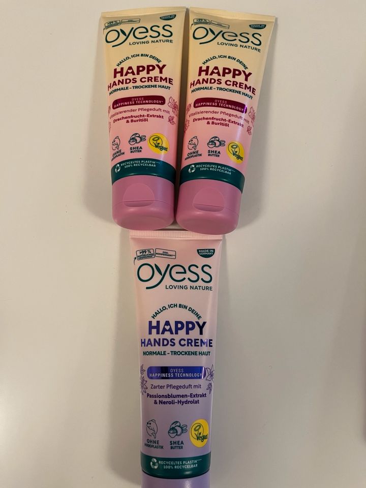 Oyess Loving Nature, Handcreme, 3 Stück in Bennhausen