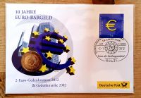 Numisbrief 2012 10 Jahre Euro Bargeld 2€ Münze Hessen - Michelstadt Vorschau