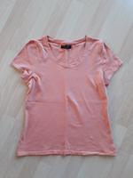 T-Shirt pink rosa orange lachs Stretch Damen Größe M L 40 42 Bayern - Bad Kissingen Vorschau