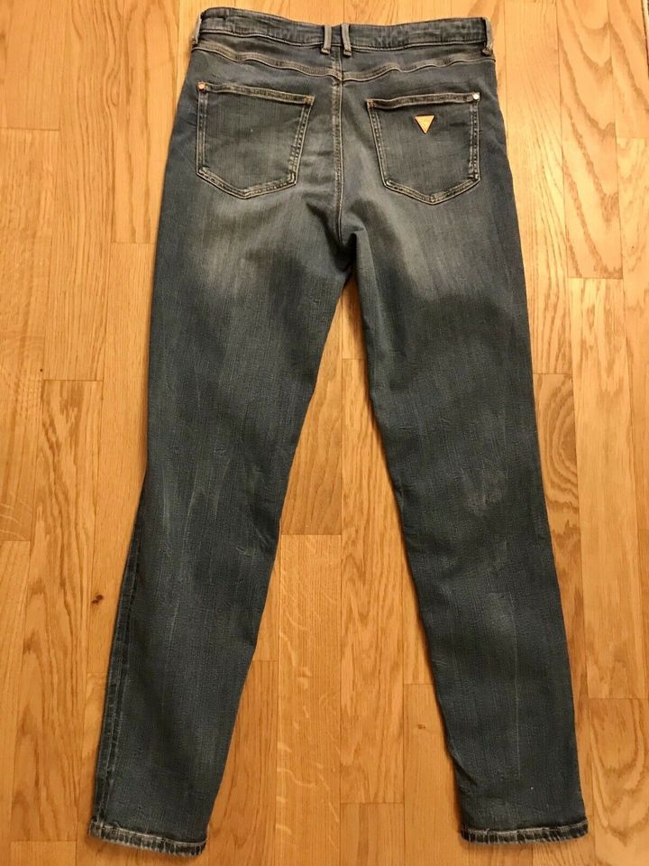 Guess Eco Jeans 1981 Skinny High Jeans Blau Gr. 30 guter Zustand in Köln