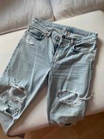 H&M Jeans Hose Boyfriend low waist Boho Größe 28 M 38 blau vintag Niedersachsen - Wedemark Vorschau