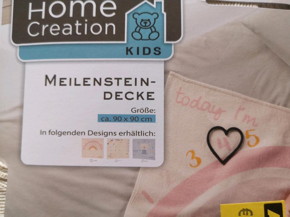 NEU Meilensteindecke Baby Decke Meilensteine in Erfurt