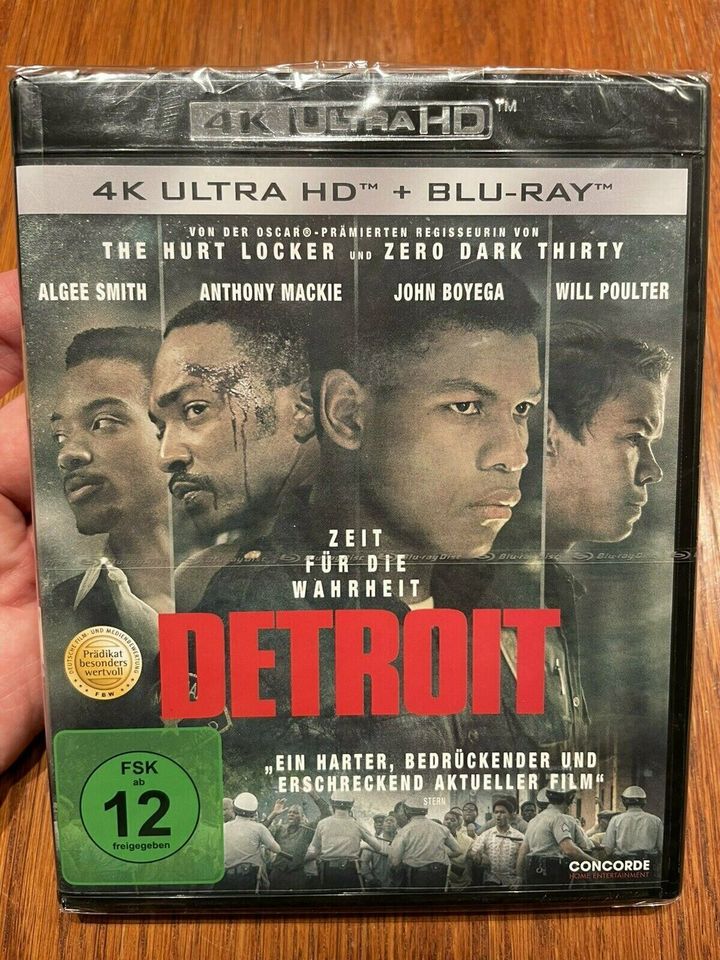 Detroit - Zeit für die Wahrheit 4K UHD Blu-Ray & Blu-Ray wie Neu in Schwaig