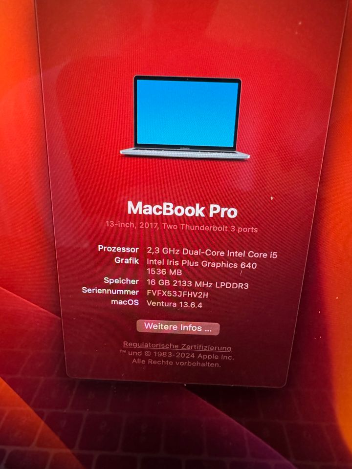 Mac Book Pro 2017 in Freital