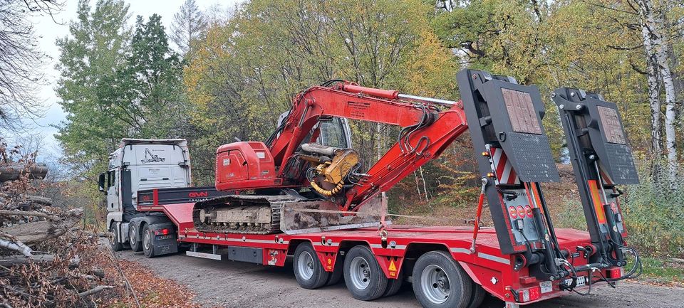 Transport Bagger Walzen Fertiger Schlepper Anhänger Überführungen in Duingen