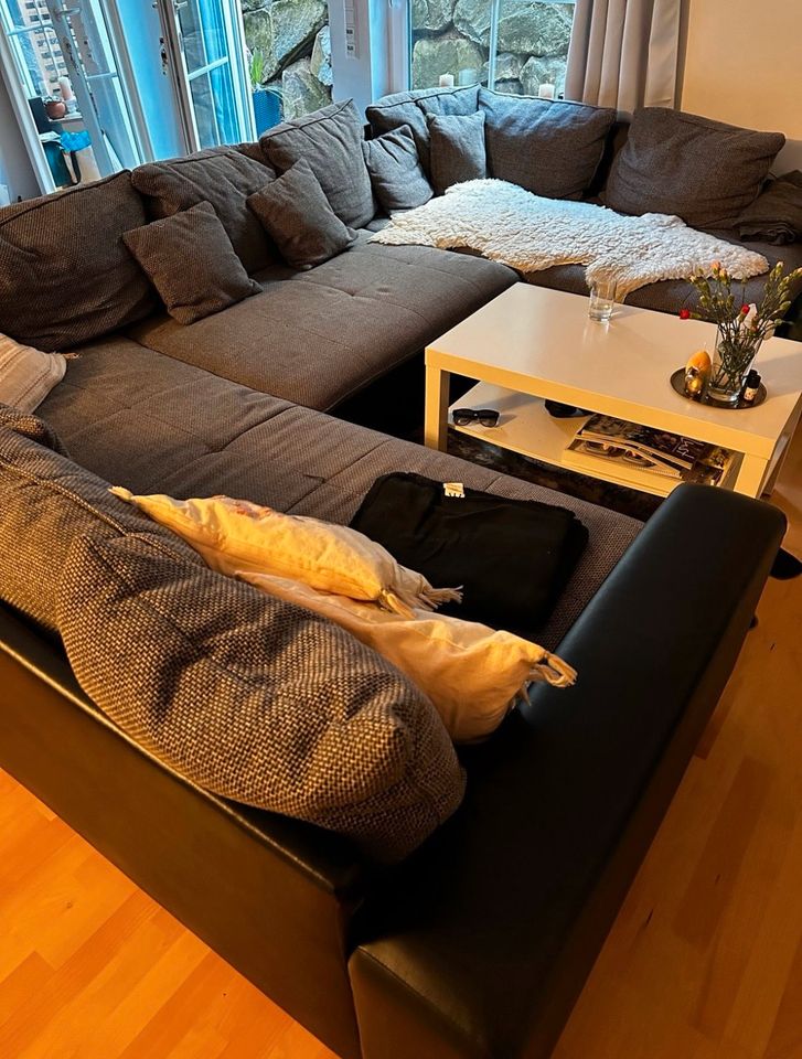 Wohnlandschaft Sofa Couch Bettfunktion in Allmersbach