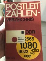 Postleitzahlen Verzeichnis DDR 1982 Thüringen - Elxleben an der Gera Vorschau
