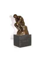 Bronze Skulptur / Figur ,"Der Denker", signiert Rodin , Höhe 20cm Nordrhein-Westfalen - Borken Vorschau