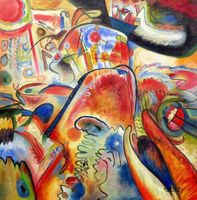 Wassily Kandinsky-Kleine Freuden m98313 120x120cm Ölbild handgem. Berlin - Treptow Vorschau