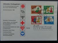 Ersttagsbrief Märchen Freie Wohlfahrtspflege An das Katholische Baden-Württemberg - Bad Saulgau Vorschau