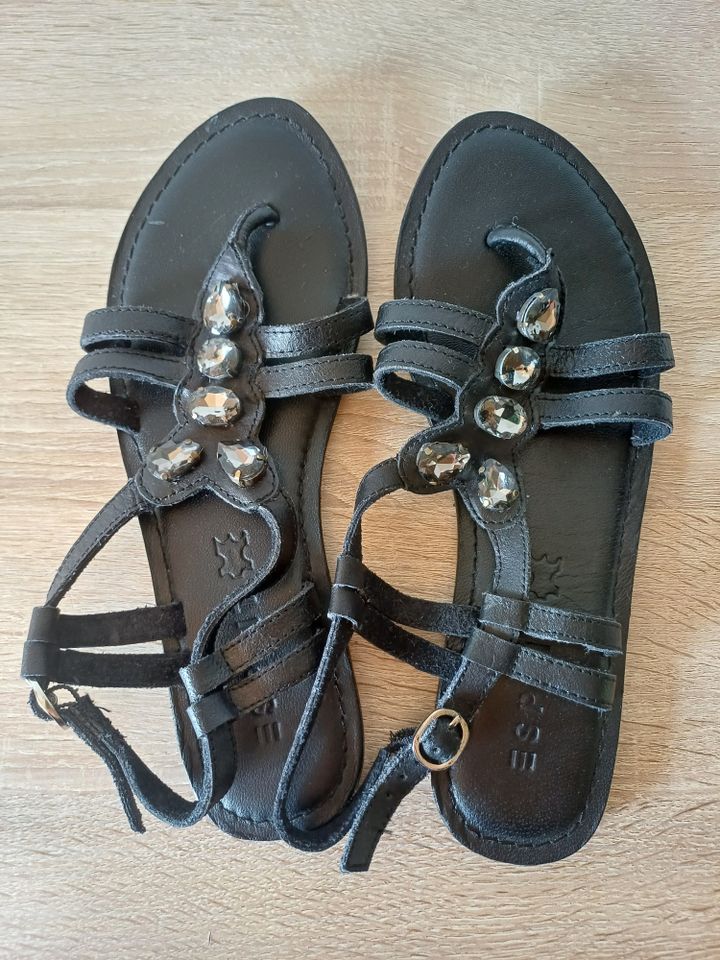 Damen Sandalen von Esprit, Gr. 39, schwarz, 1x getragen in Olpe