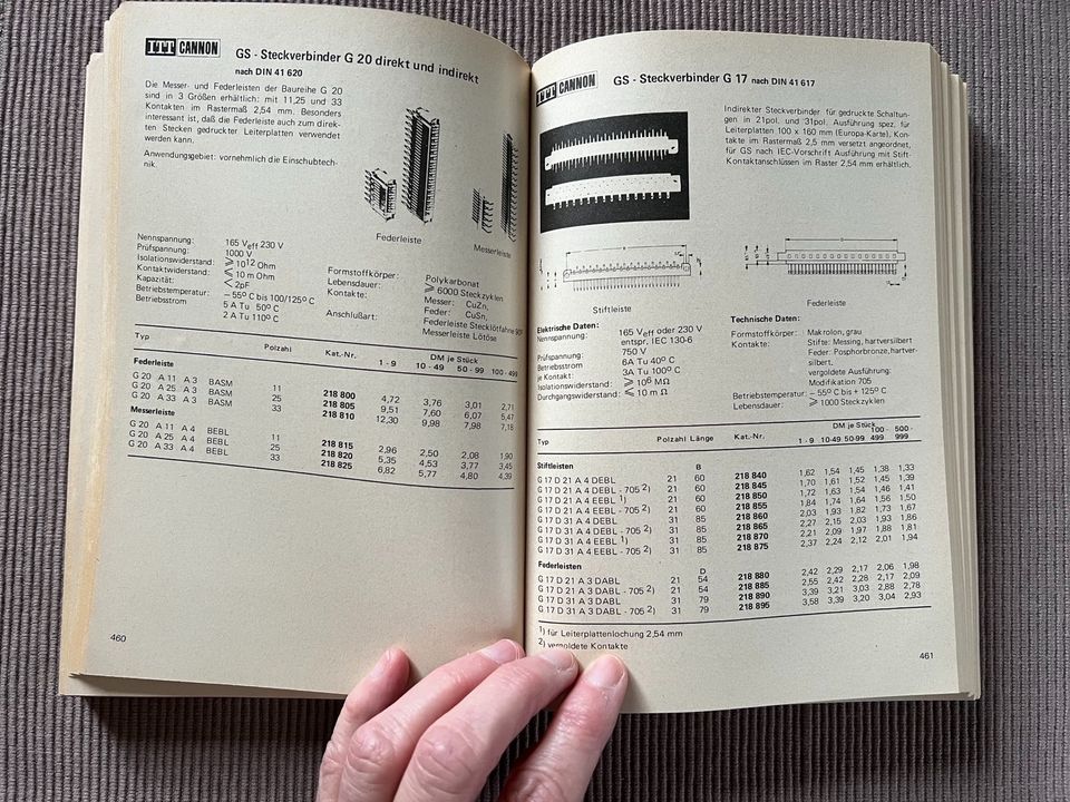 Buch MÜTRON Elektronik-Bauelemente Katalog '73 H in Bremen