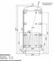 1A Pufferspeicher 500L Warmwasser Speicher für Heizung Solar Ofen Leipzig - Lindenthal Vorschau