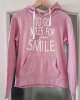 Cooler Hoodie Sweatshirt Pullover v.Gina M/38, rosa m.Aufdruck Brandenburg - Beelitz Vorschau