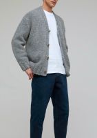 Closed Herren Strickjacke Grau Alpaka Wolle Mix M V-Neck Cardigan Hamburg-Nord - Hamburg Eppendorf Vorschau