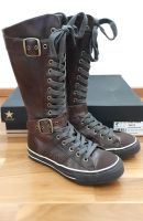 ❤ CONVERSE Schuhe Stiefel XXHI Gr.37 UK 4.5 ECHT LEDER Braun ❤ Bayern - Ilmmünster Vorschau