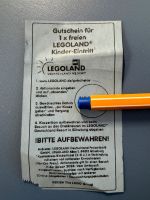 Legoland Freikarte - Ticket - Eintrittskarte Kinder Bayern - Amberg Vorschau