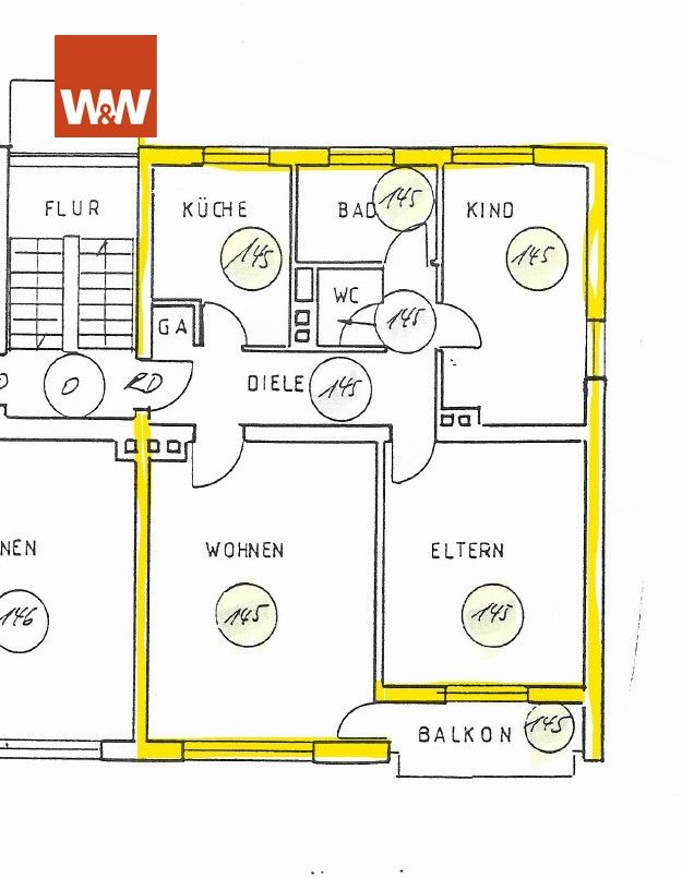 Sorry... leider reserviert. Sonnige Wohnung. 3 Zim. auf 65 m² im Vogelsang. Lieber selbst kaufen... in Saarlouis