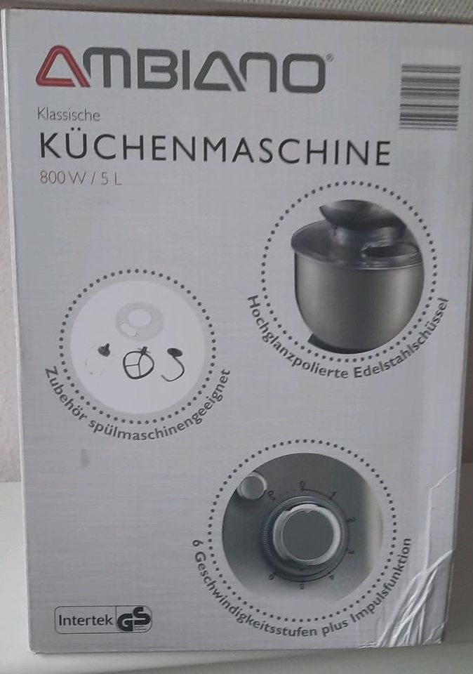 Küchenmaschine Ambiano 800 W/ 5L in Berlin